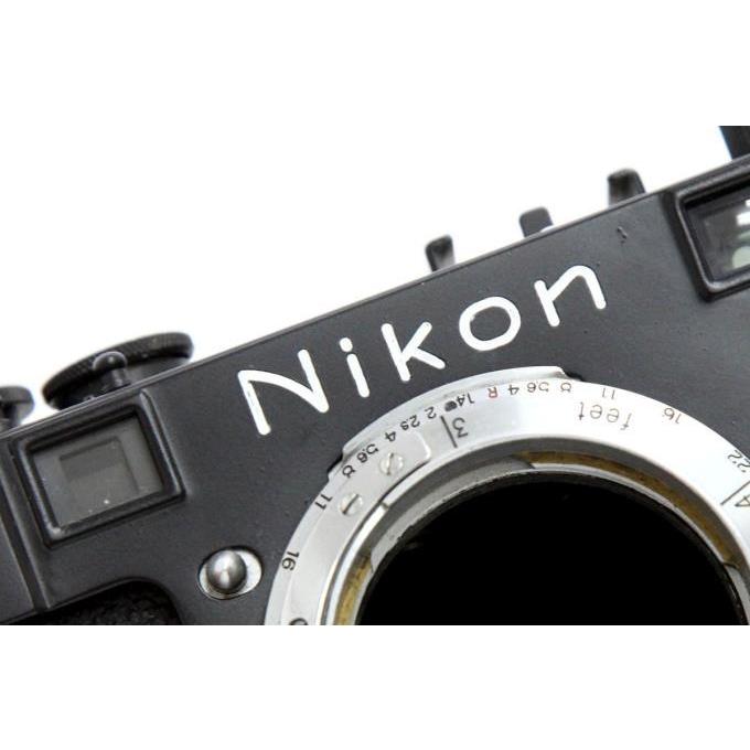 ニコン（Nikon） 【全額返金保証】極美品｜ニコン S 後塗りブラック