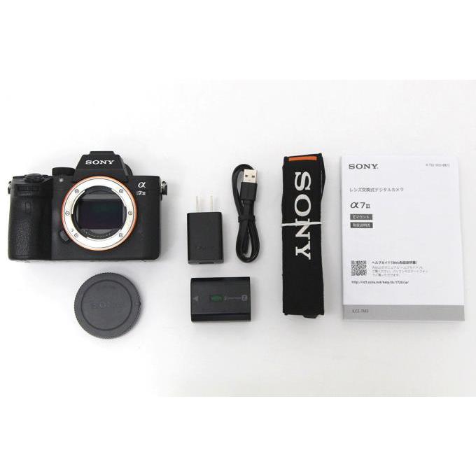 α7 【全額返金保証】美品｜ソニー III ILCE-7M3 ボディ シャッター回数