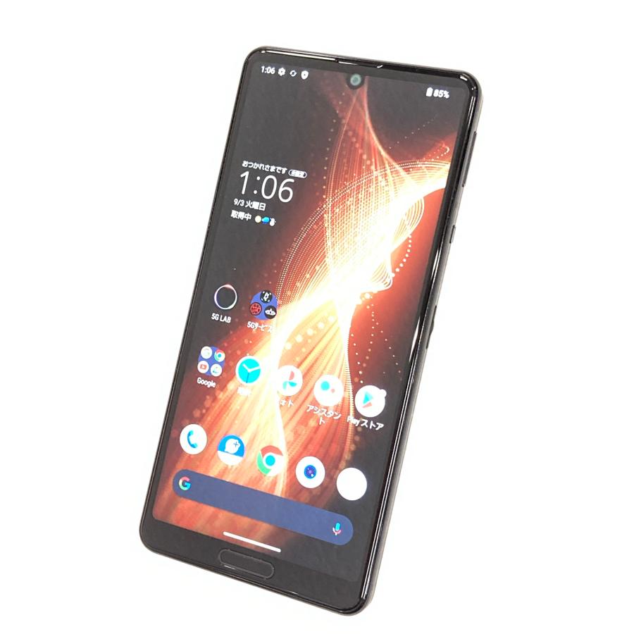 AQUOS sense 中古 SHARP sense5G 64GB ブラック A004SH SoftBank版
