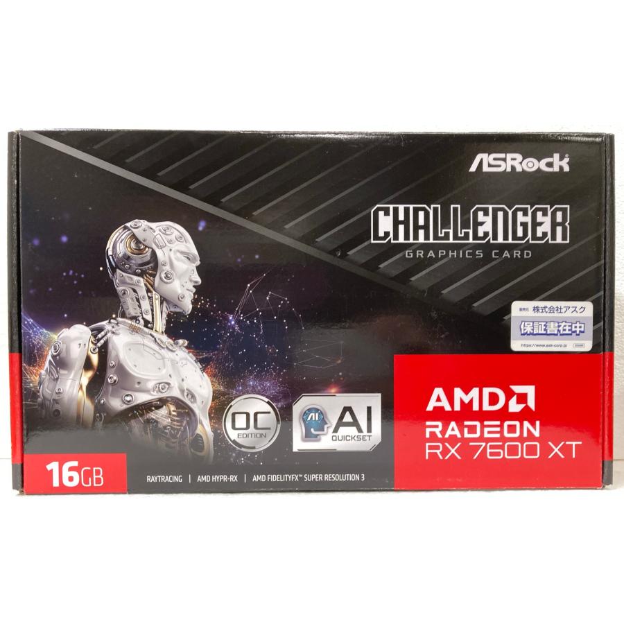 ASRock（アスロック） 中古 グラフィックボード ASRock Radeon RX 7600