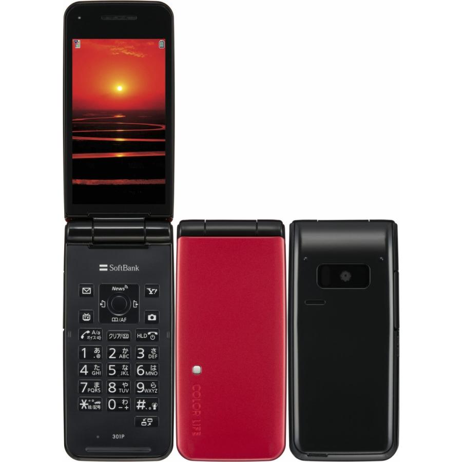 Panasonic（パナソニック） 301P COLOR LIFE 4 WATERPROOF SoftBank 赤