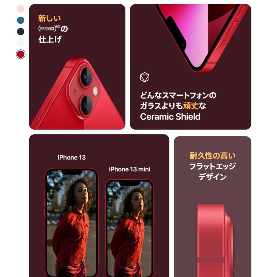 iPhone SIMフリー 未使用品 iPhone13 128GB プロダクトレッド