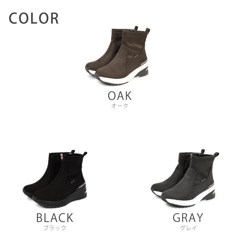 MICHEL KLEIN（ミッシェルクラン） ショートブーツ ストレッチ素材 撥