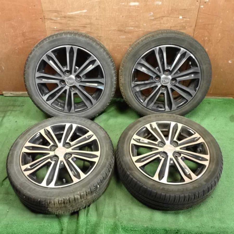 平成26年 タント カスタム LA600S 前期 純正 アルミホイール タイヤ 4