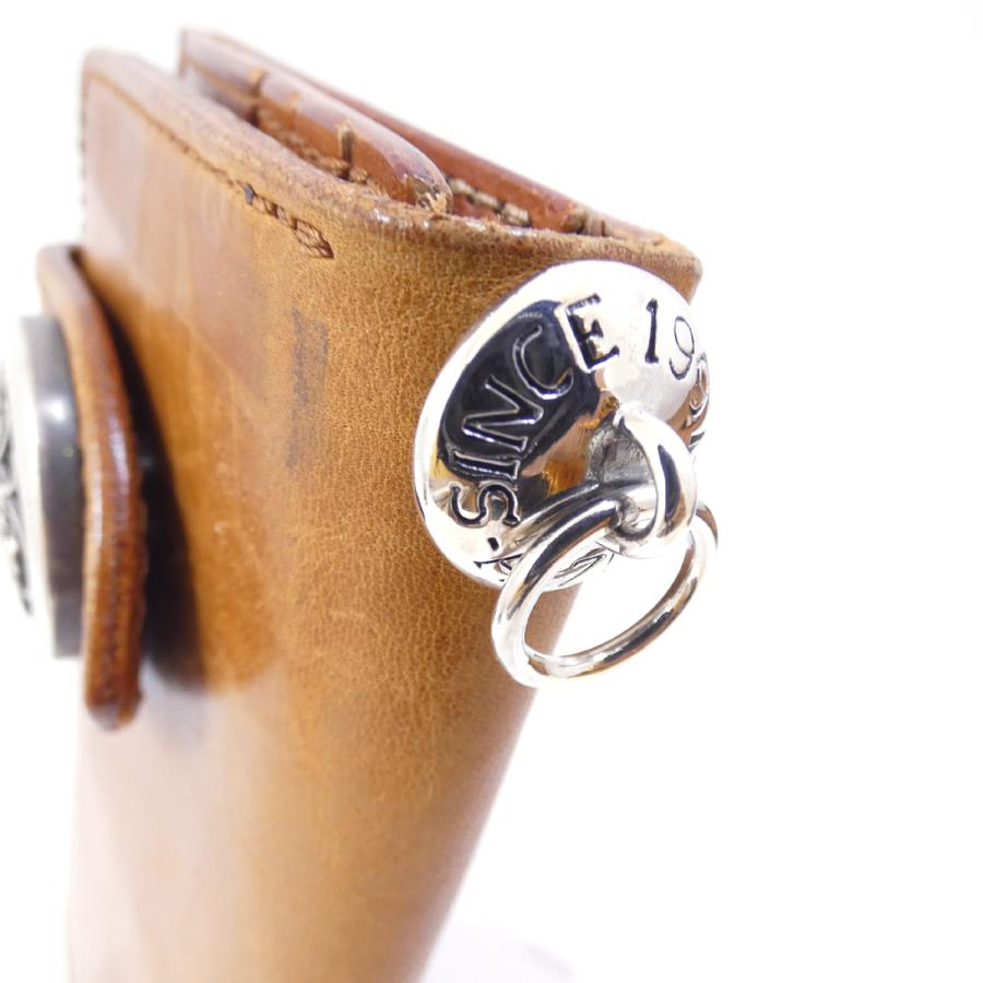 シルバー コンチョ ドロップハンドル ワッカコンチョ ALZUNIロゴ