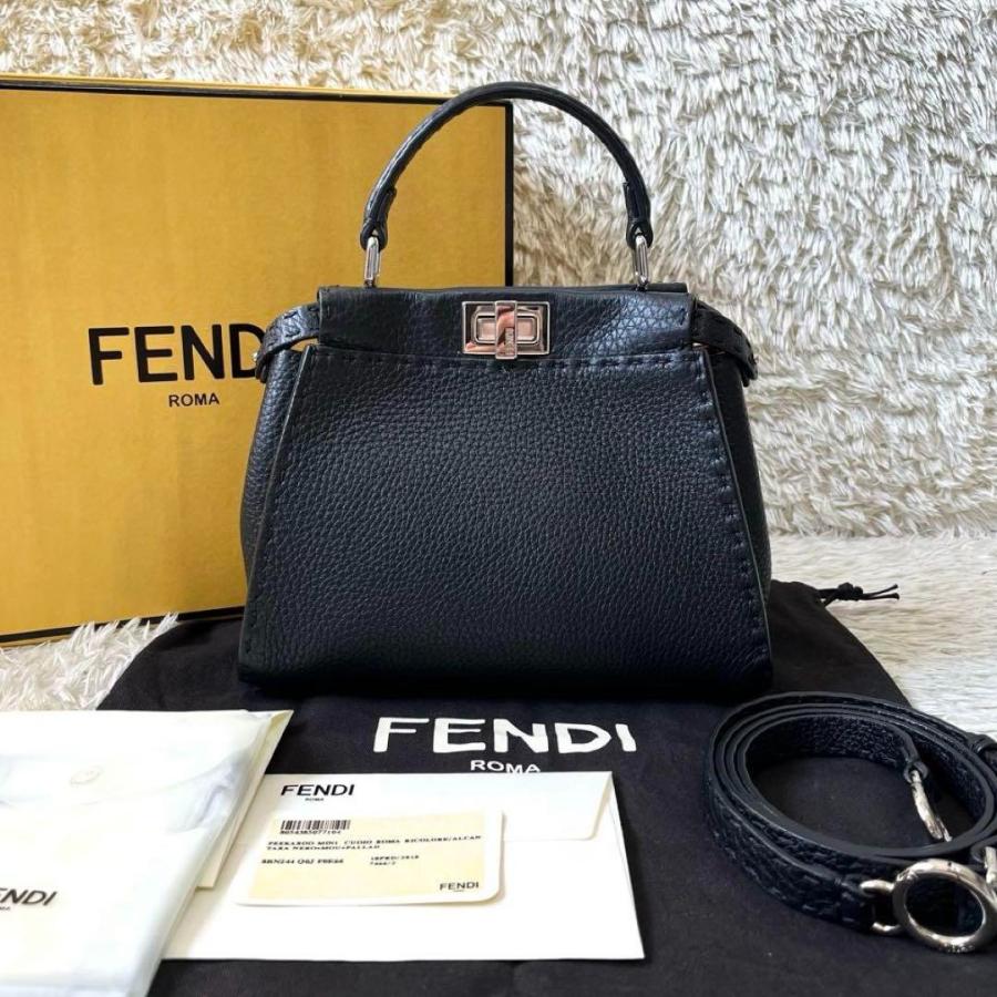 FENDI（フェンディ） セレリア ピーカブー ミニ ハンドバッグ 2way