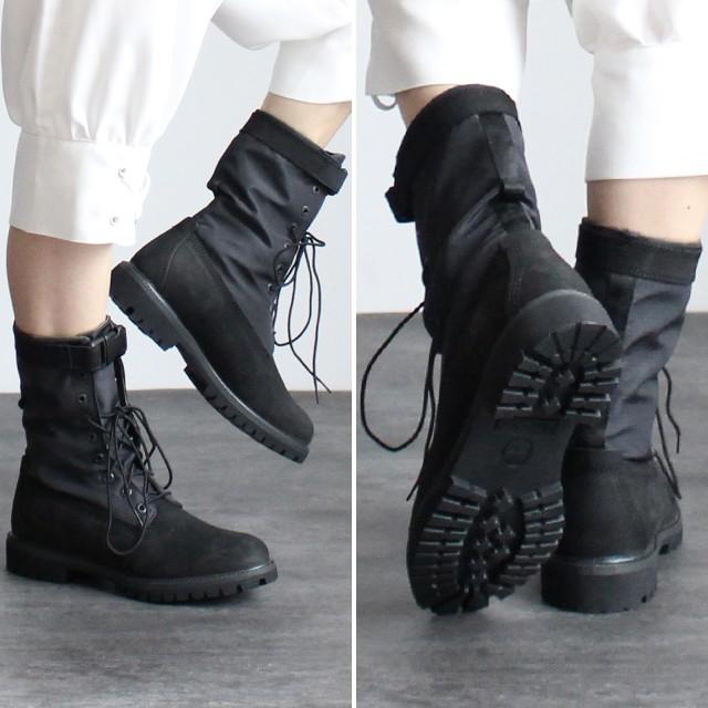 Timberland ティンバーランド メンズ ブーツ ヌバック 軍靴 迷彩 黒