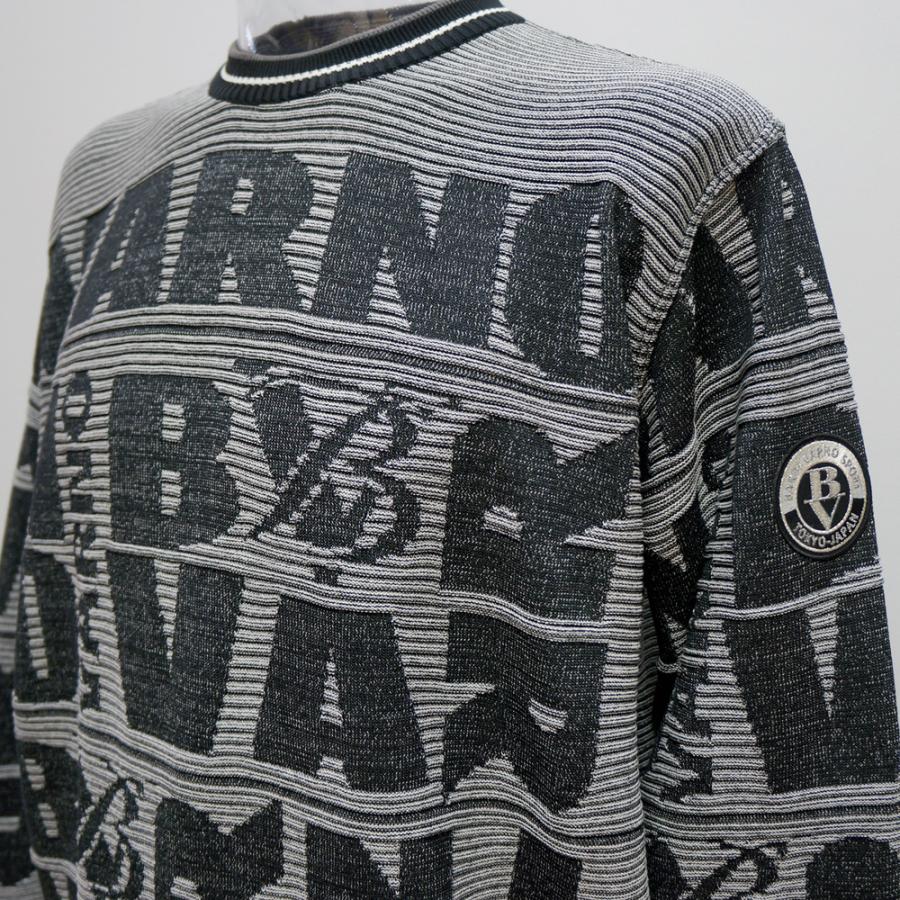 バーニヴァーノ・BV柄 長袖 サマーセーター(M)(L) 24 春夏 SS 新作 BSS