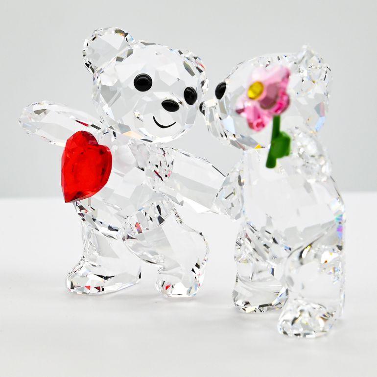 新品・未使用】シュタイフ スワロフスキー クリスタルベア 2005