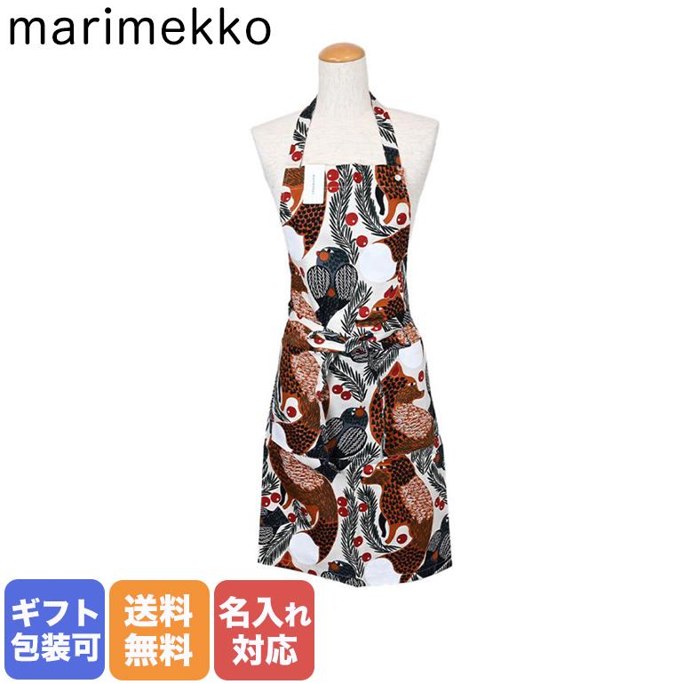 marimekko（マリメッコ） エプロン Ketunmarja ケトゥンマルヤ キツネ