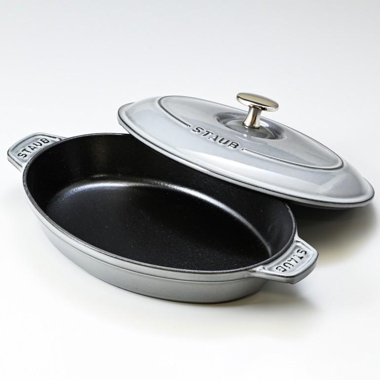 Staub（ストウブ） 鍋 オーバルホットプレート ラウンド 23cm