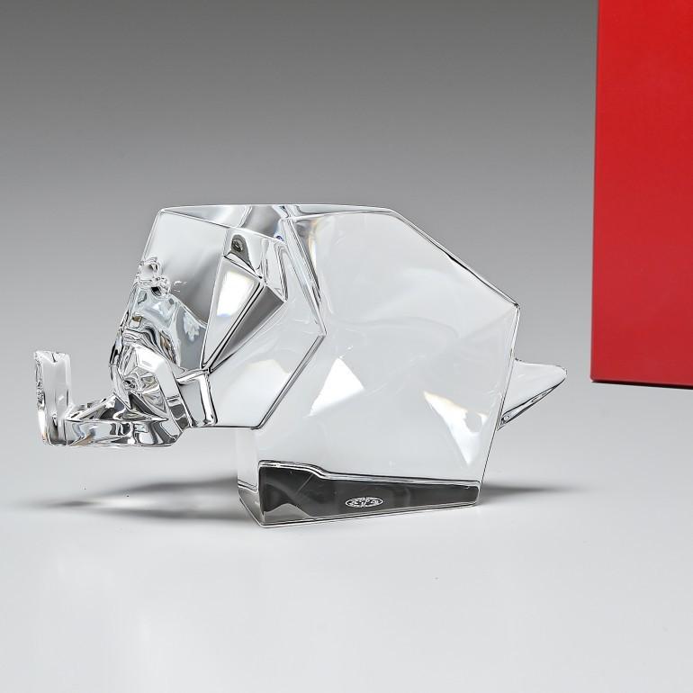 バカラ（Baccarat） クリスタルフィギュア オリガミ エレファント