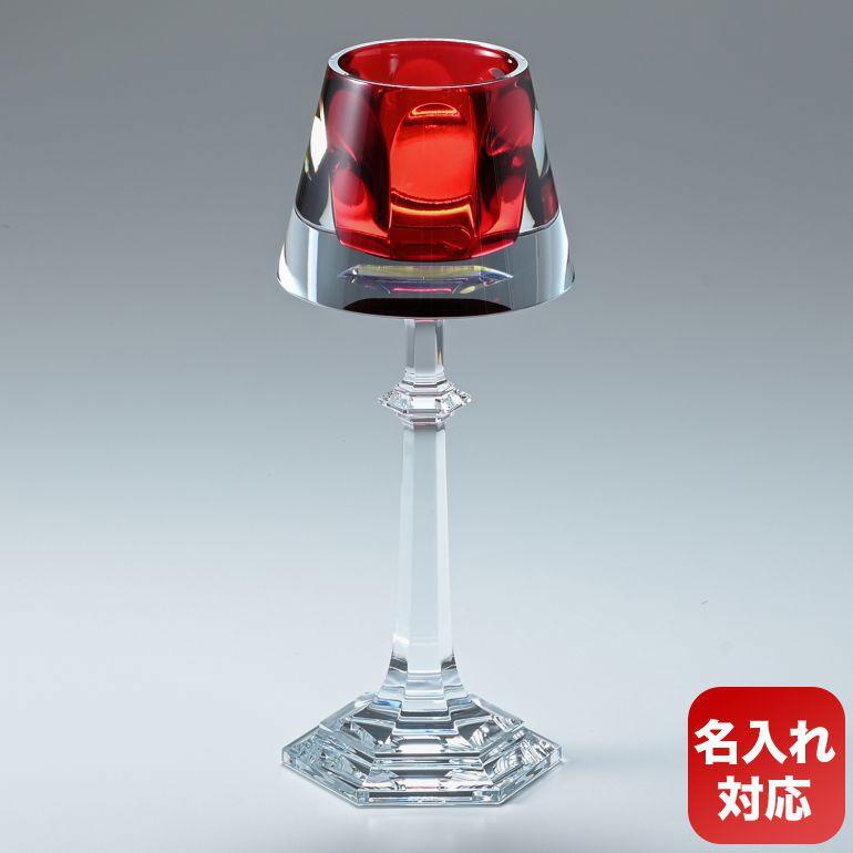 バカラ（Baccarat） キャンドルスタンド マイファイヤー レッド 32.5cm