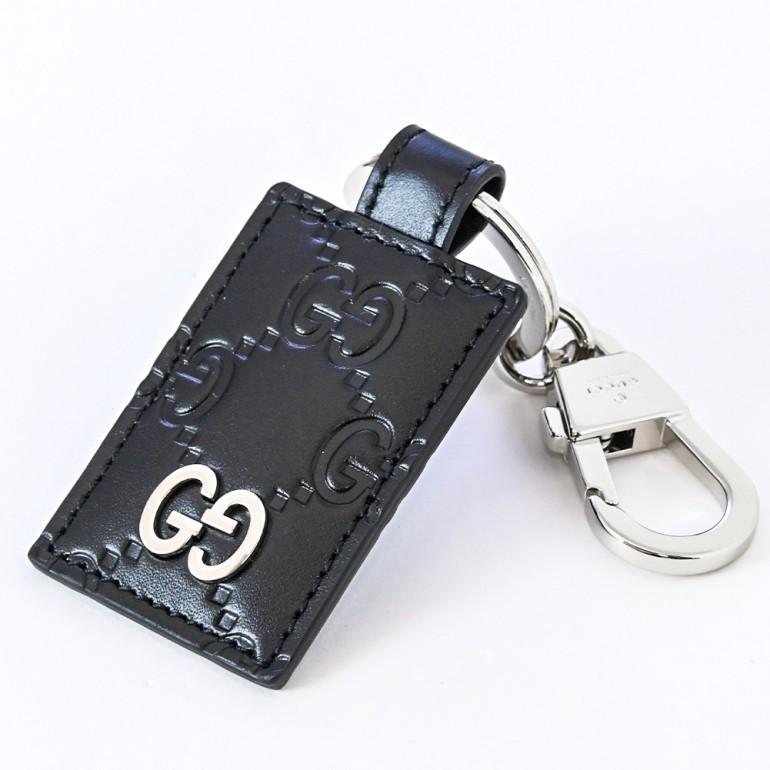 GUCCI（グッチ） キーリング キーホルダー GGシグネチャーレザー