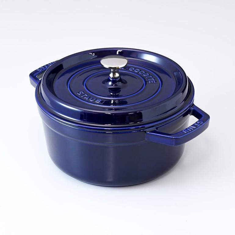 Staub（ストウブ） ピコ ココット ラウンド 22cm 鋳物 ホーロー 鍋