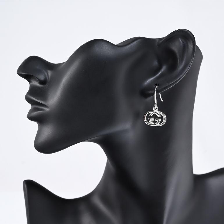 GUCCI（グッチ） ピアス ジュエリー レディース GGロゴ シルバー925