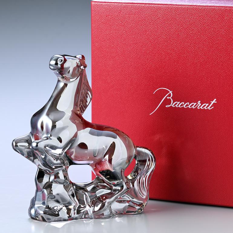 バカラ（Baccarat） クリスタルフィギュア ゾディアック 干支 馬 (午
