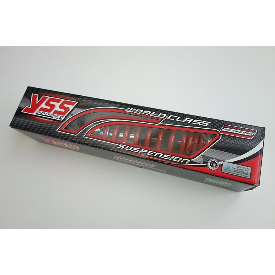 YSS ライブディオ リアサスペンション クローム/レッド 310mm 5段階式