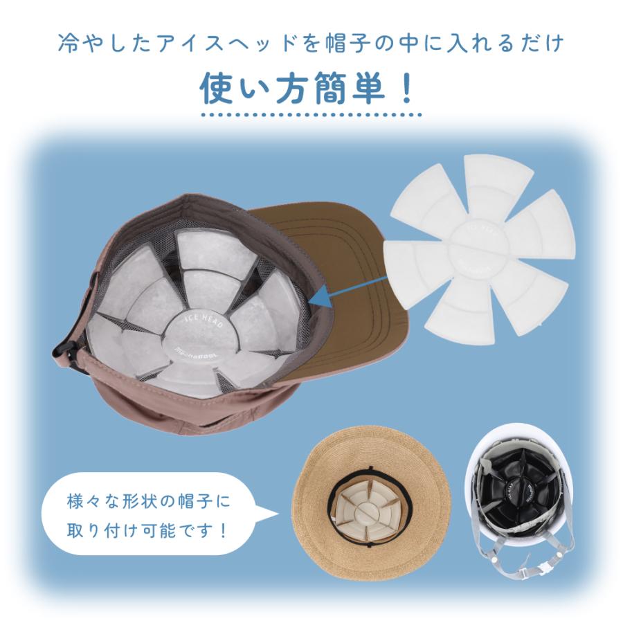 アイスヘッド 帽子用保冷剤 熱中症 暑さ対策グッズ 公式販売 (登録商標
