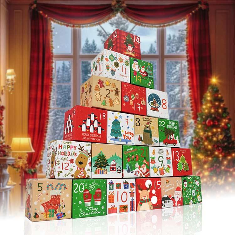 24日 クッキー DIY 24個セット ギフトボックス カウントダウン