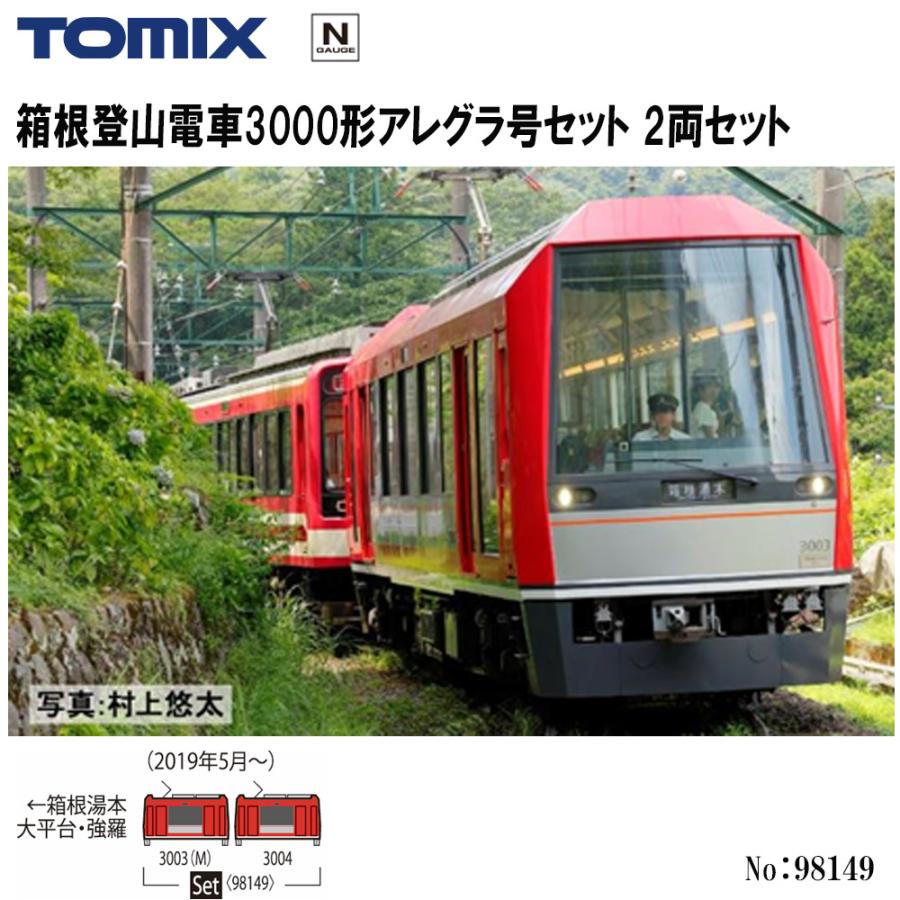トミックス No:98149 TOMIX 箱根登山電車3000形アレグラ号セット(2両