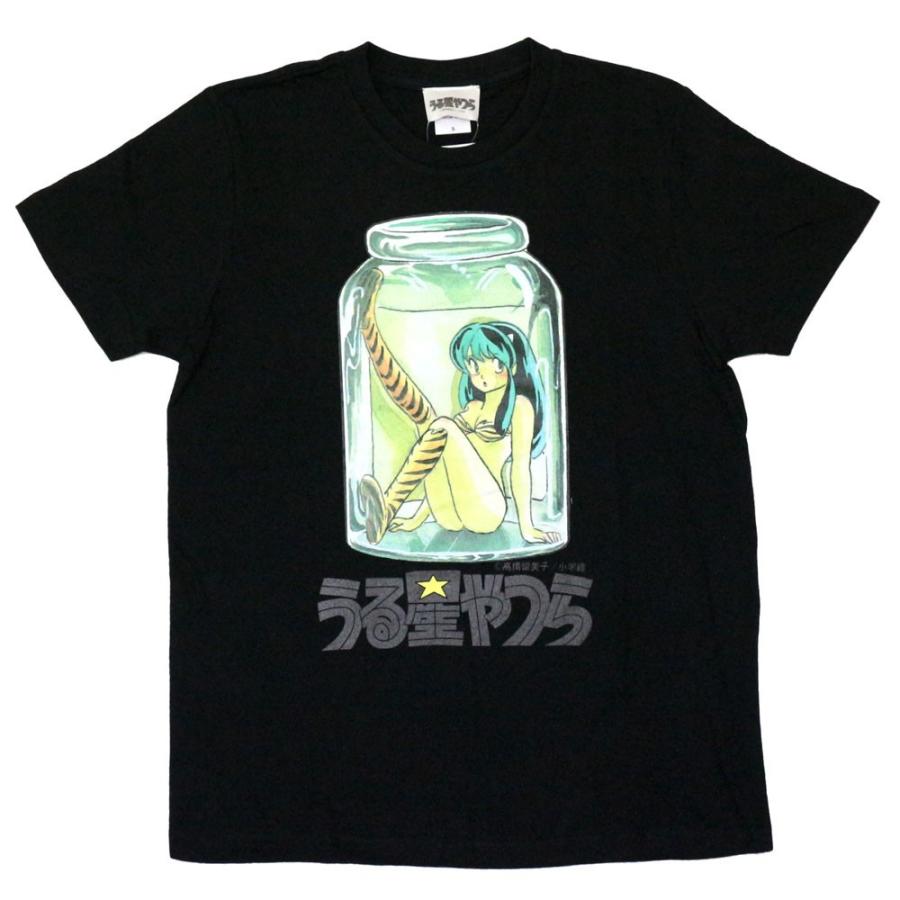 うる星やつら ラムちゃんプリントTシャツ LUM ビン LUM003-BLK
