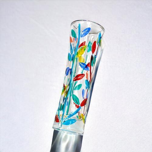 並行輸入品】ムラーノガラス 生命の樹 花瓶 (小) イタリア製 手塗り