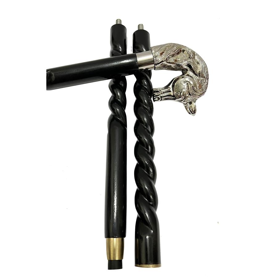 並行輸入品】Nauticals 木製ウォーキングスティック杖 男女兼用 馬の