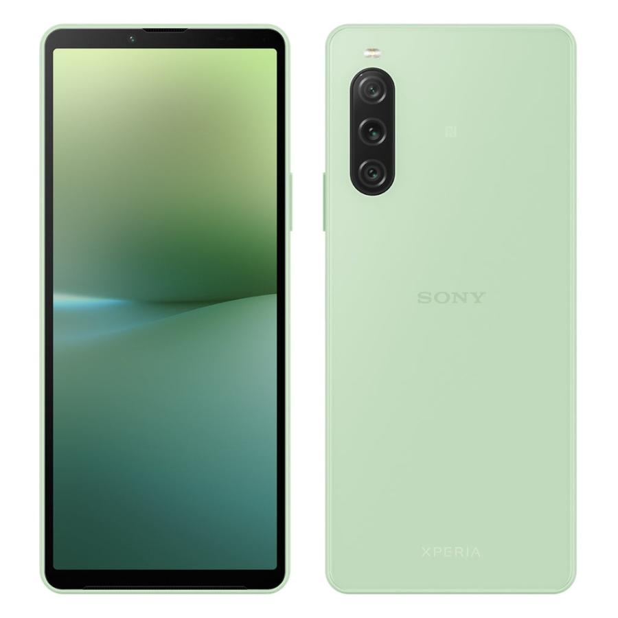 SONY Xperia 10 V A302SO セージグリーン SIMロック解除済み 新品 未