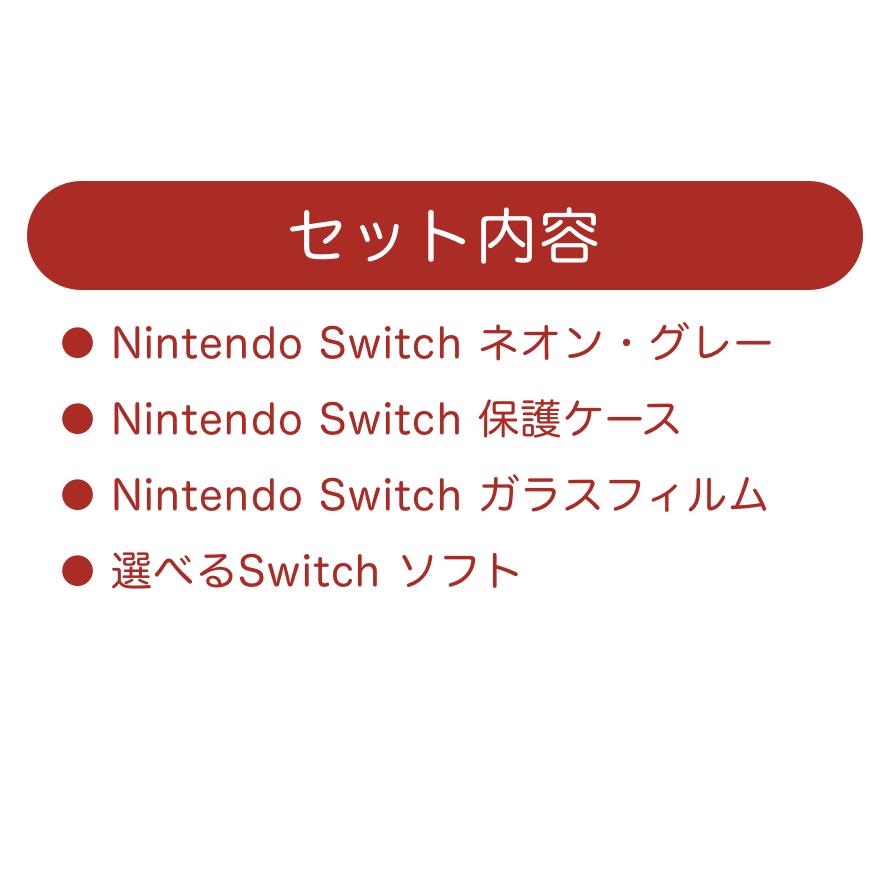 Nintendo Switch 【福袋 4点セット】Nintendo 本体 バッテリー強化版