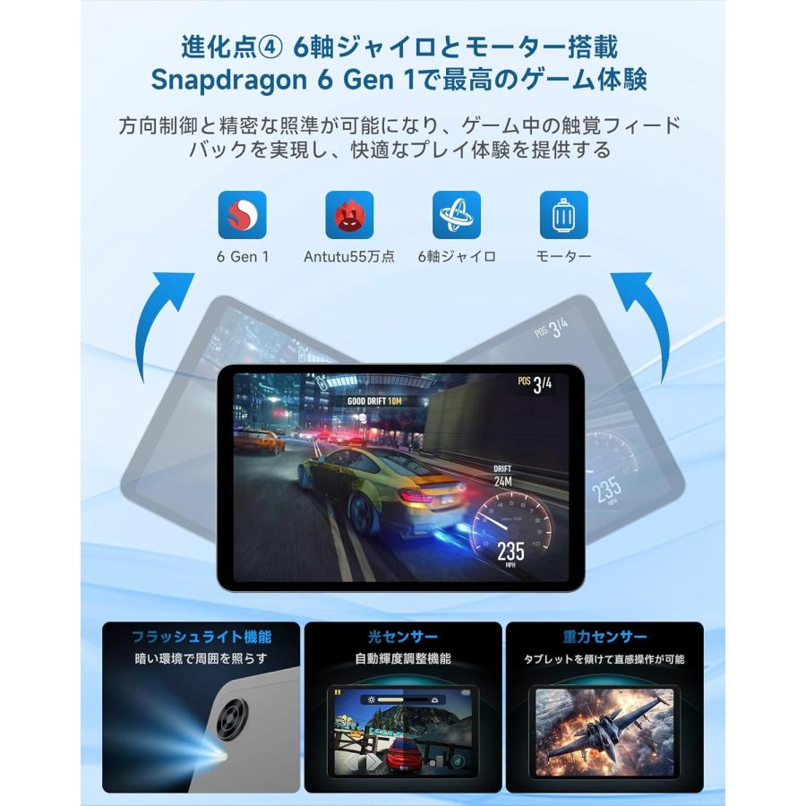 ALLDOCUBE iPlay60mini Turbo タブレット Android 14 8.4インチ