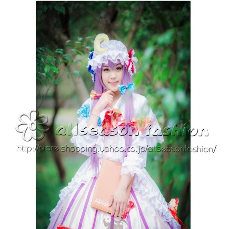 送料無料】新品東方Project パチュリー・ノーレッジ こんぱく コスプレ