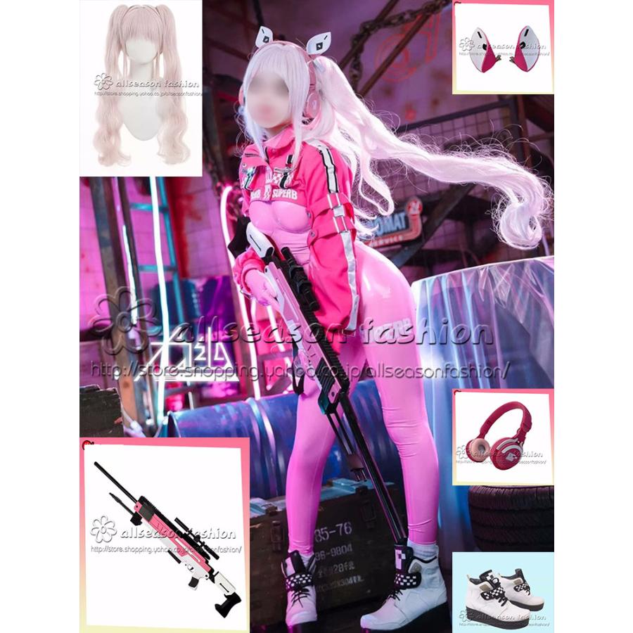 勝利の女神：NIKKE アリス-Alice コスプレ衣装 （武器 イヤホン