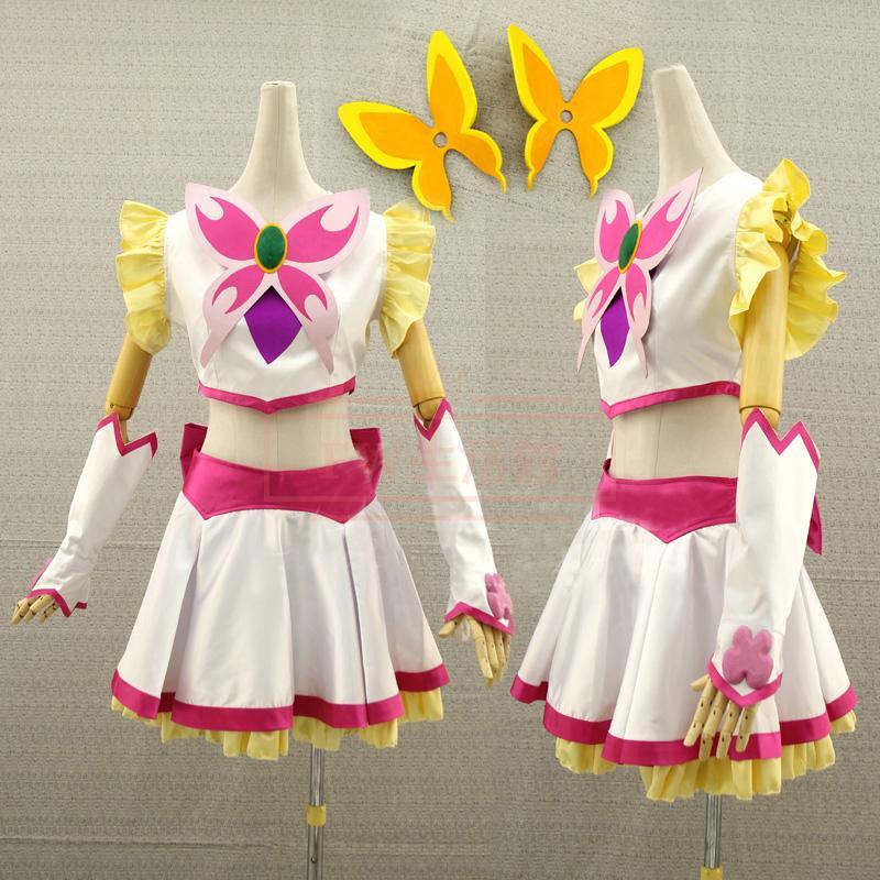 Yes プリキュア5 風 夢原 のぞみ キュアドリーム コスプレ衣装 演出服