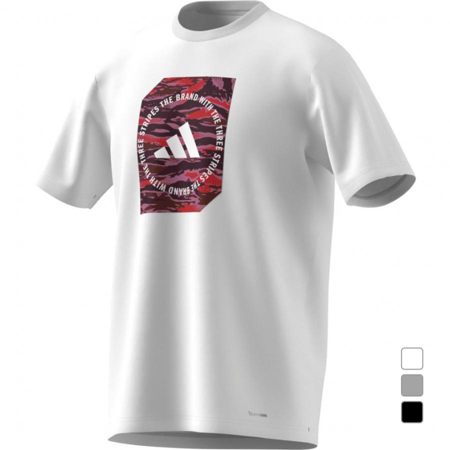 adidas（アディダス） メンズ 半袖 機能 Tシャツ M CAMO BOX ポリ T