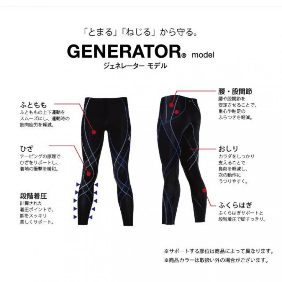 CW-X ワコール メンズ HZO635 ジェネレーターモデル ハーフタイツ