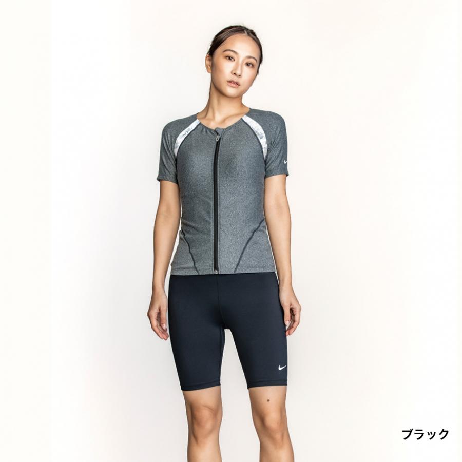 NIKE（ナイキ） レディス 水泳 フィットネス水着 FA24 ジップ付き半袖