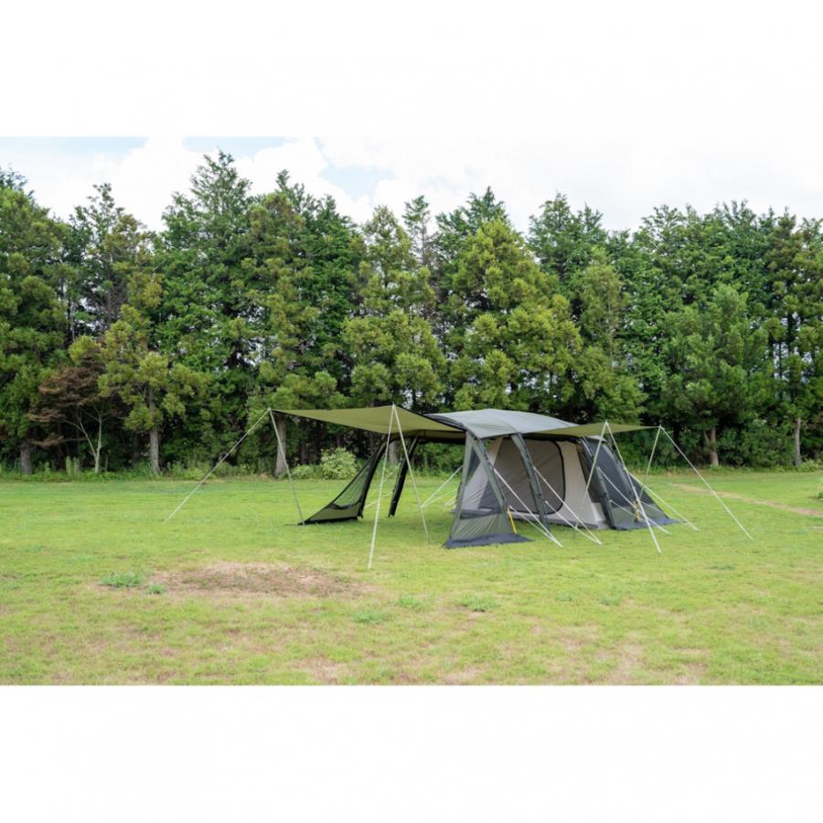 ogawa オガワ ソレスト 2779 キャンプ ドームテント 6人用 : カーキ