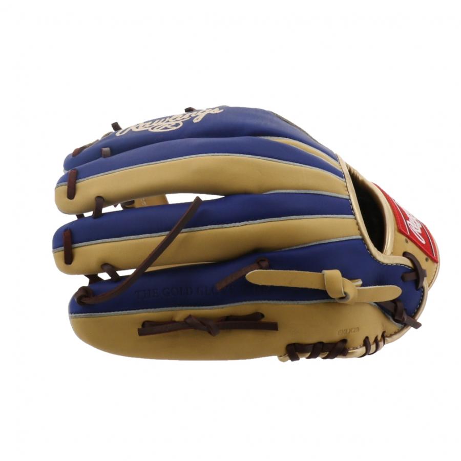 Rawlings 軟式用グローブ ベージュ/青 Rawlings 軟式グローブ 特別仕様