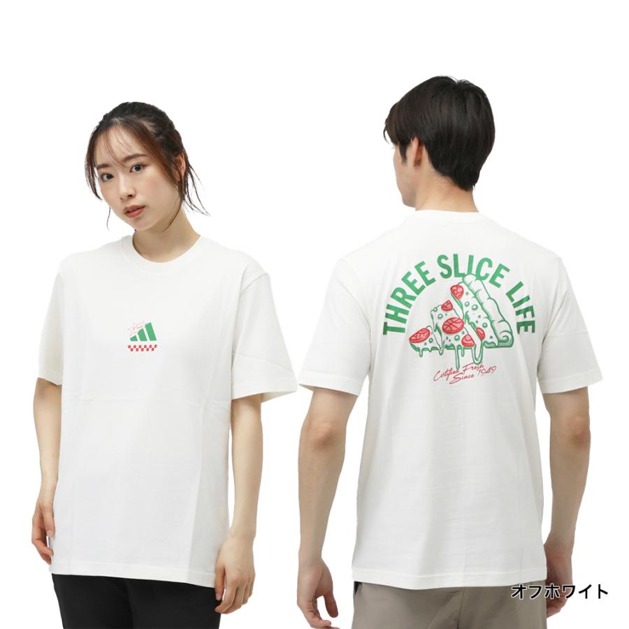 adidas（アディダス） メンズ 半袖 Tシャツ ラウンジ ピザグラフィック