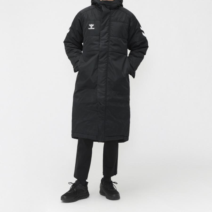 hummel（ヒュンメル） メンズ ベンチコート パデットロングコート