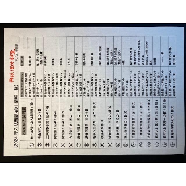 7月まで早割】PDF送信_聖光学院中学校 2027年合格算数プリント
