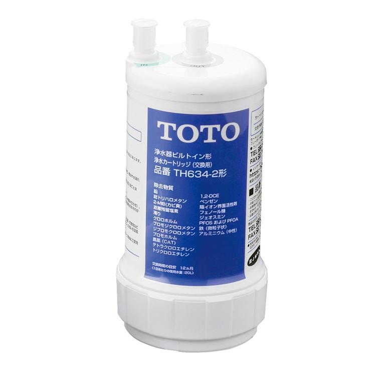 TOTO TH634-2 浄水器（ビルトイン形）用20物質除去取替カートリッジ