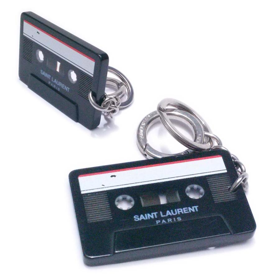 SAINT LAURENT 【良品】サンローラン カセットテープモチーフ