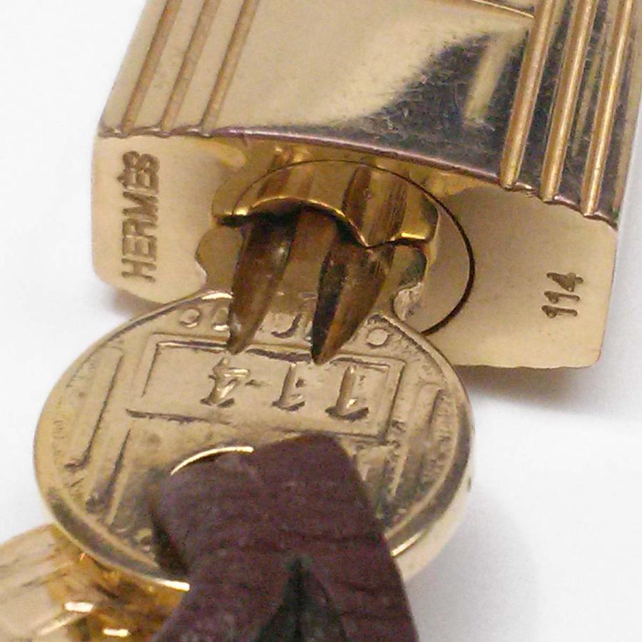 HERMES（エルメス） 【美品】エルメス ゴールドカデナ クロシェット 鍵