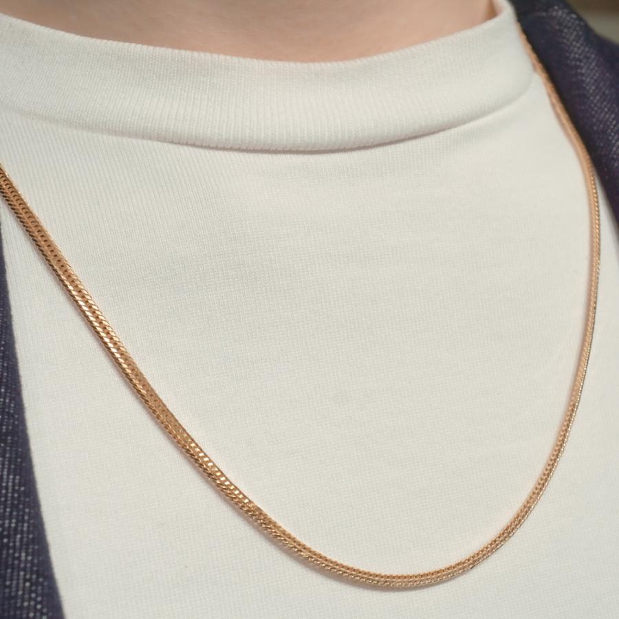 喜平 ネックレス 18金 K18 トリプル12面 55cm 13g 造幣局検定刻印