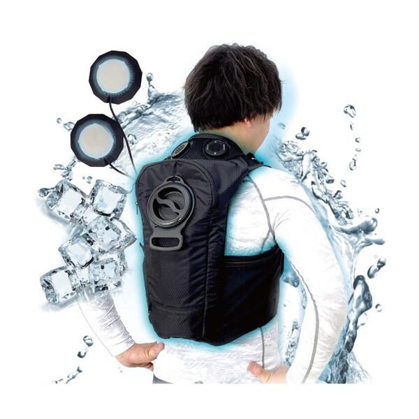 福徳産業 #7300 黒 RSCAHハイブリッドクールベスト バッテリー付