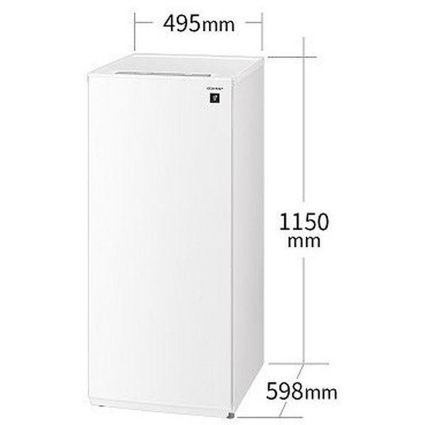 SHARP（シャープ） 冷凍庫 家庭用 126L 1ドア冷凍庫 幅495mm SHARP