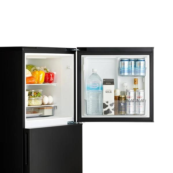 ツインバード（TWINBIRD） 冷蔵庫 一人暮らし 146L 2ドア冷凍冷蔵庫 右