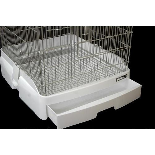 三晃商会 ケージ モモンガ デグー イージーホーム ステンレス40ハイ WH